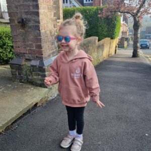 Children's Mighty Hoodie Dusty Pink