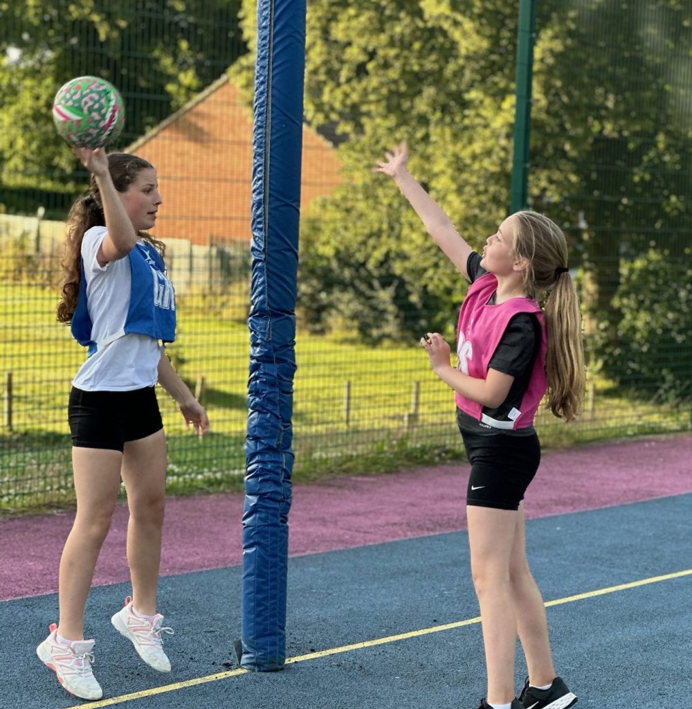 Year 5 and 6 netballers